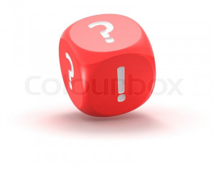2528356-31565-red-dice-with-question-mark-and-exclamation-mark-on-the ...