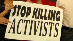 Stop Killing activists