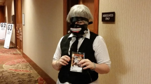 ... elevator stop cuz I’m selifsh. Had to get my Tokyo Ghoul fix, tho