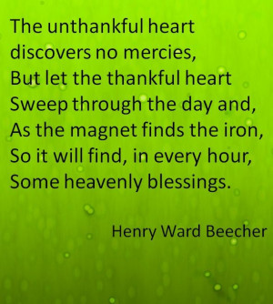 One way to look back on the day and find blessings. #Thanksgiving