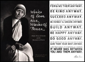 mother teresa quote do it anyway | Mother Teresa Quotes