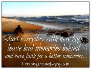 Start everyday with a new hope picture quotes image sayings