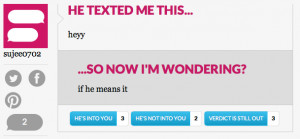 HeTexted is a website that crowdsources the meaning of your text ...