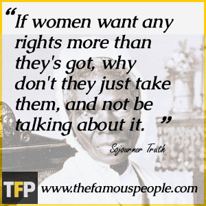quotes from sojourner truth