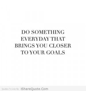 Do something everyday that…