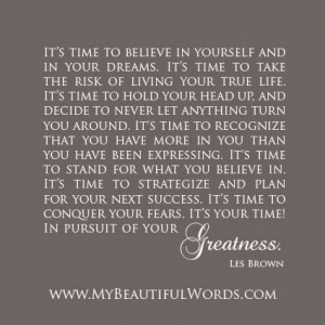 Your Greatness...