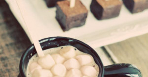 Hot Chocolate Make-it-Your-Damned-Self Sticks. 