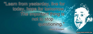 Albert Einstein Quote Facebook Covers