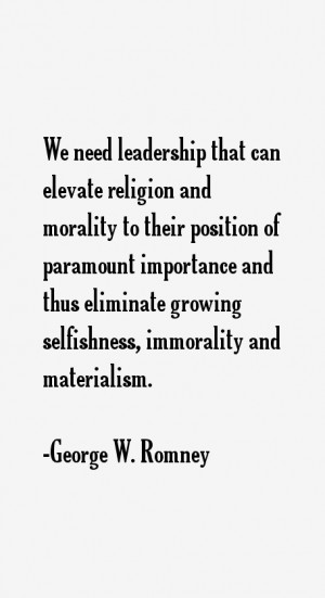 George W. Romney Quotes & Sayings