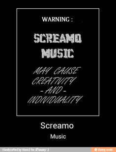 Any screamo fans in the cabin? Or am I just an oddball here... More