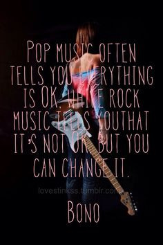 Rock music is my favorite thing in the world. I'm sorry, but it's true ...
