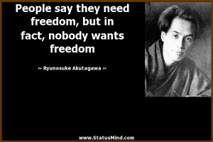 people demand freedom only when they have no power quote 1 jpg