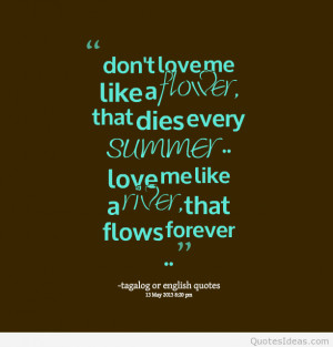 Summer love forever tagalog quote