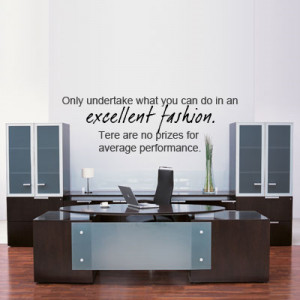 quote wall quotes stickers office inspirational vinyl lettering wall ...