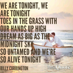 Billy currington we are tonight song quote photo photography beach ...