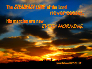 Steadfast love bible inspirational verse HD Wallpaper