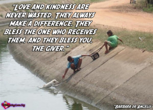 ... . They bless the one who receives them, and they bless you, the giver