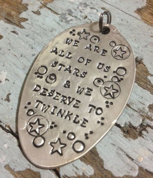 STaMPeD ViNTaGe uPCyCLeD SPooN JeWeLRy PeNDaNT - MaRiLyN MoNRoe QuoTe ...