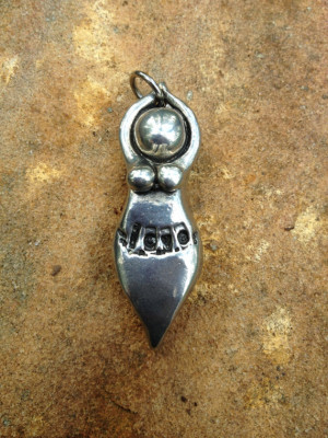 Cesarean birth goddess pendant, necklace original sculpture (birth art ...