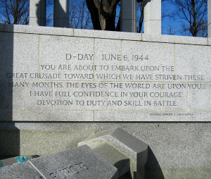 ... Quotes After D Day ~ The Slippery Slope: World War II Memorial Quote