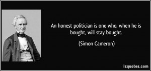 More Simon Cameron Quotes
