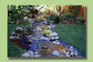 Small Backyard Pond Waterfalls Ideas