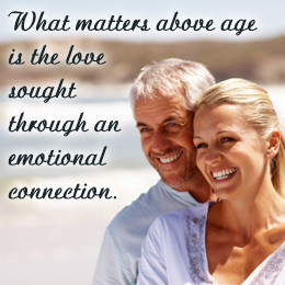 Age is not an important factor in a relationship