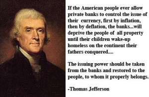 Thomas Jefferson on the Federal Reserve