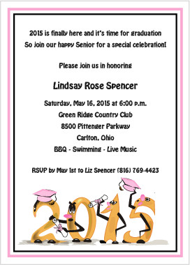 Back toPink Graduation Invitations