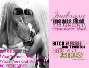 blondes jealousy Image