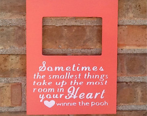 Custom Quote Winnie the Pooh Frame, Winnie the Pooh Nursery, Sometimes ...
