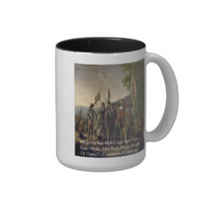 Christopher Columbus Discovers New World Gifts Two-Tone Coffee Mug