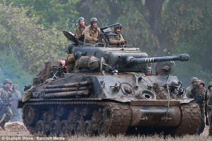 ... tank called “ Fury “. Movie is filmed in Oxfordshire, England