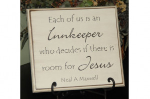 Vinyl Lettering Plaque LDS quote Neal A Maxwell by RyliesCrafts