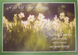 Get Well Prayer For You May God Fill Every Day With Sunshine Restful ...