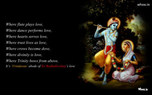 krishna quotes 10 radha sitting besides krishna with quote wallpaper