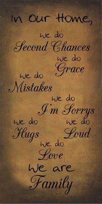 ... quotes/gold-primitive-style-signs-sayings/in-our-home-we-are-family