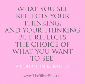 Reflections – A Course in Miracles
