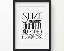 Hand-illustrated Quote Poster - Wil liam Wirt ...