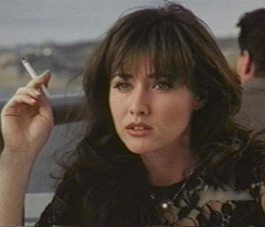 Shannen Doherty: Look, I have good aim. If I really wanted to run him ...
