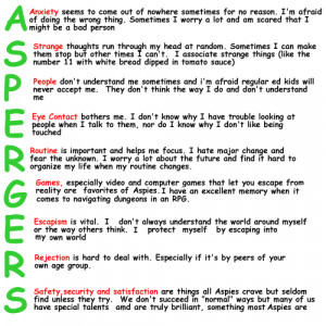 Asperger's Syndrome by Kurtman