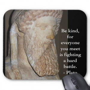 Plato Quotes Mouse Pads