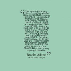 by Brooke Elizabeth Adams Tags : love , life , happiness