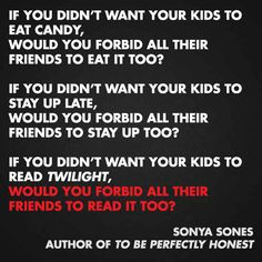 Sonya Sones -11 quotes from Authors on Censorship & Banned Books - # ...
