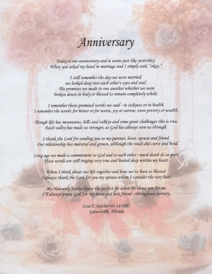 anniversary poem | ... Original Inspirational Christian Poetry - Poems ...