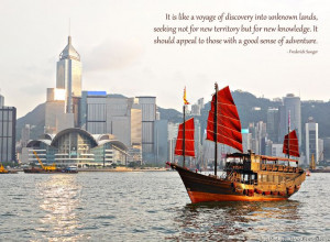 It is like a voyage of discovery into unknown lands, seeking not for ...
