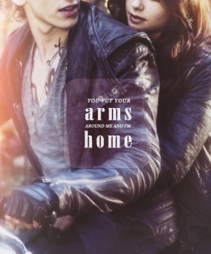 Jace and Clary Motorcycle Scene