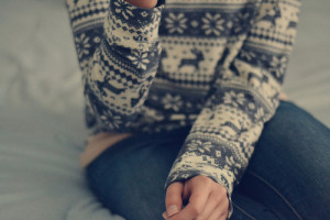 Christmas winter fashion sweater warm girly cozy christmas sweater