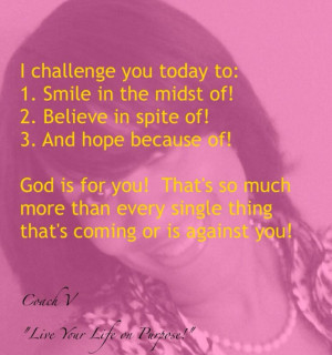 Coach V Life Coach 4 Today's Woman #Dream #Imagine #Believe # ...