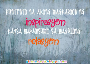 Tagalog Quotes Inspirasyon
